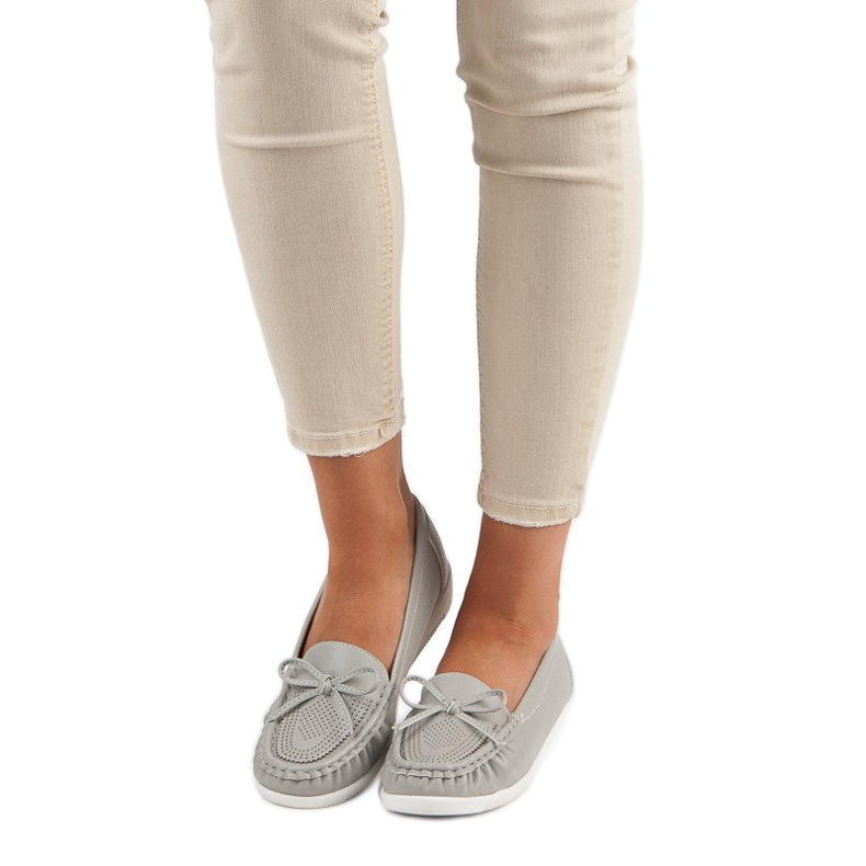 Tullo Mocassins gris femme 1 Tullo Mocassins gris femme 1