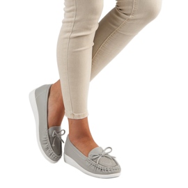 Tullo Mocassins gris femme 2 Tullo Mocassins gris femme 2