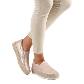 Betler Espadrilles Roses Sur La Plateforme 1