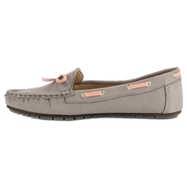 Tullo Mocassins en daim élégants gris 4