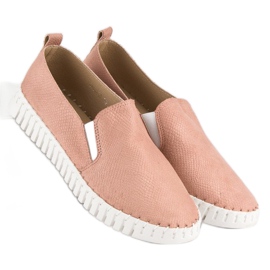 Tullo Slipons en daim roses 3