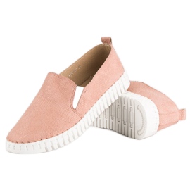 Tullo Slipons en daim roses 4