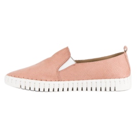 Tullo Slipons en daim roses 6