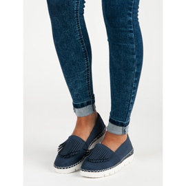 Vices Chaussures à enfiler bohèmes bleu 5