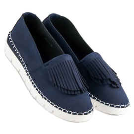 Vices Chaussures à enfiler bohèmes bleu 1
