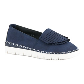 Vices Chaussures à enfiler bohèmes bleu 3
