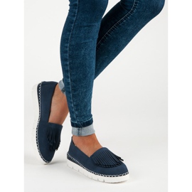 Vices Chaussures à enfiler bohèmes bleu 6