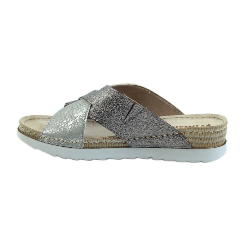 Chaussons KOMFORT INBLU 010 argent gris 2