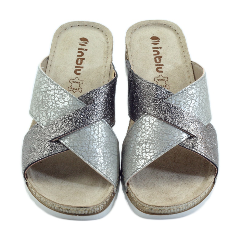 Chaussons KOMFORT INBLU 010 argent gris 4
