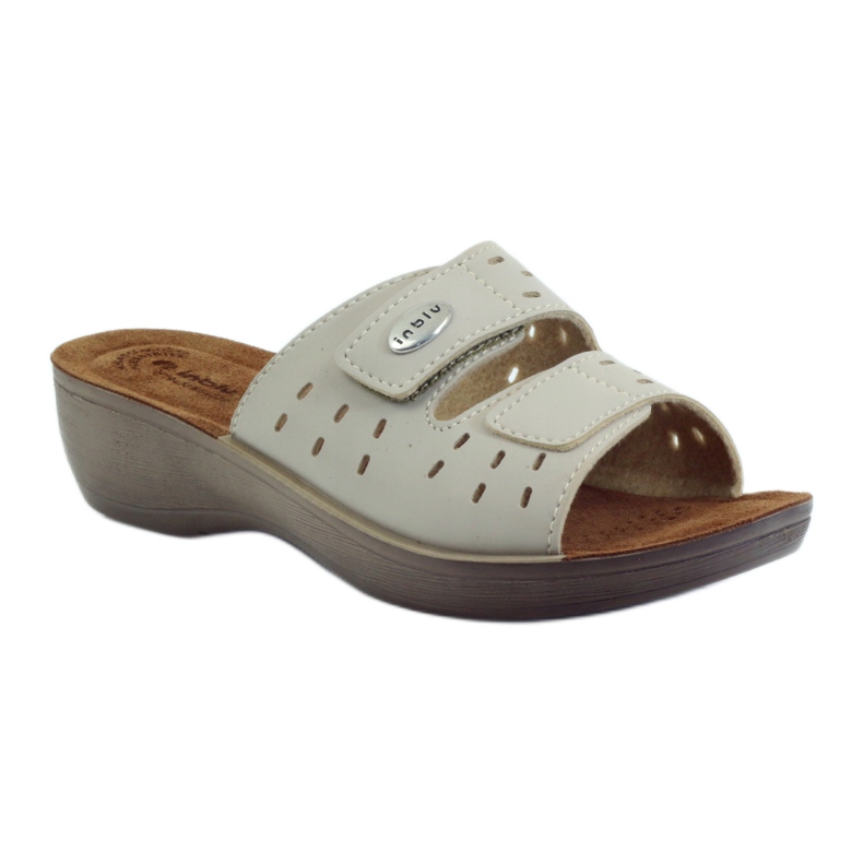 Velcro compensé Inblu PL029 beige 1