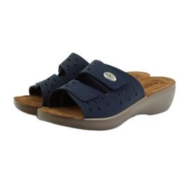 Cale velcro Inblu PL029 bleu marin 3