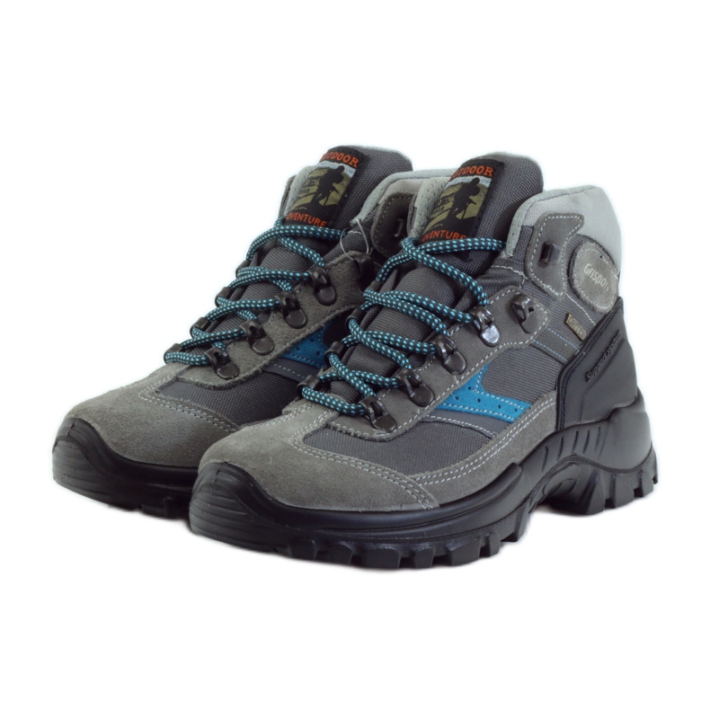 Chaussures de trekking Grisport le noir bleu 3