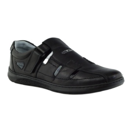Chaussures Riko sandales pour hommes 851 gris 1