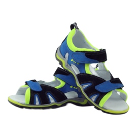 Sandales Navet Bartek 19187 multicolore bleu noir 3