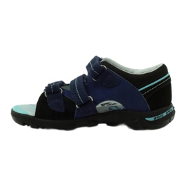Bartek confortable Sandals Children's Velcro 36106 Navy Blue bleu 2 Bartek confortable Sandals Children's Velcro 36106 Navy Blue bleu 2