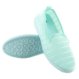 BM1966 Baskets en résille vert menthe 3