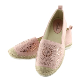 Espadrilles décorées de Rose 5599-1 Rose 2 Espadrilles décorées de Rose 5599-1 Rose 2