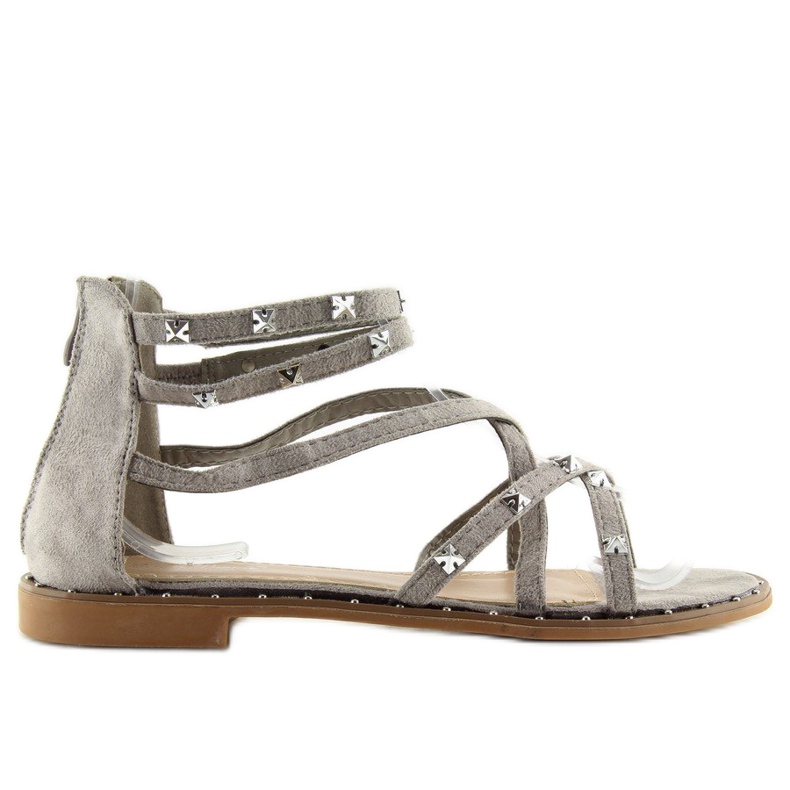 Sandales grises pour femme 358 Grey 2