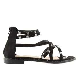 Sandales noires pour femme 358 noir le noir 1
