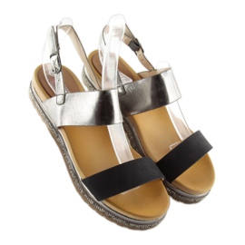 Sandales noires pour femmes SL88P Noir le noir 1