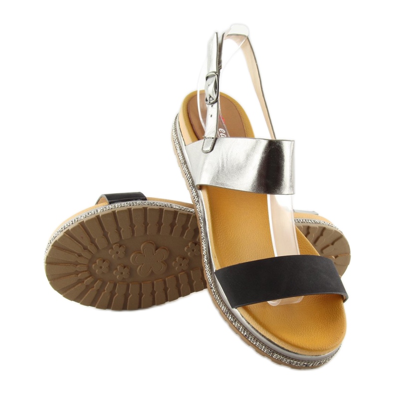 Sandales noires pour femmes SL88P Noir le noir 2