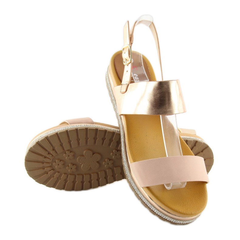 Sandales roses pour femmes SL88P Rose 2