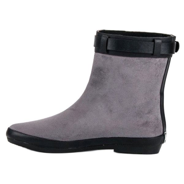 Kylie Bottes en caoutchouc basses pour femmes gris 1 Kylie Bottes en caoutchouc basses pour femmes gris 1