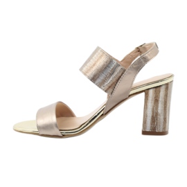 Sandales sur le poteau d'or Gamis 3390 doré 2