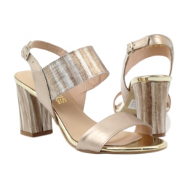Sandales sur le poteau d'or Gamis 3390 doré 3