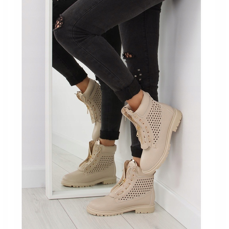 Tirette balmanki or ajourée R103 Beige 1