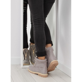 Blousons balman daim gris 2051 Gris 3