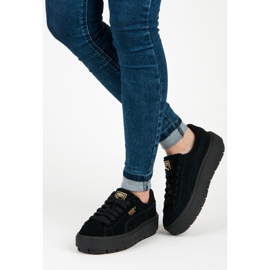 Plateforme Puma trace WN`S le noir 4