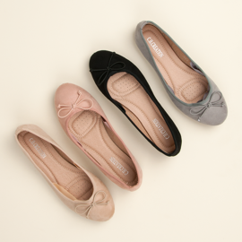 Ch. Creation Ballerines en daim noir 1