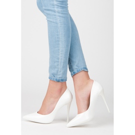 Vices talons hauts classiques blanche 5
