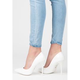Vices talons hauts classiques blanche 6