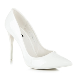 Vices talons hauts classiques blanche 1