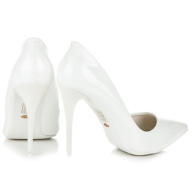 Vices talons hauts classiques blanche 3