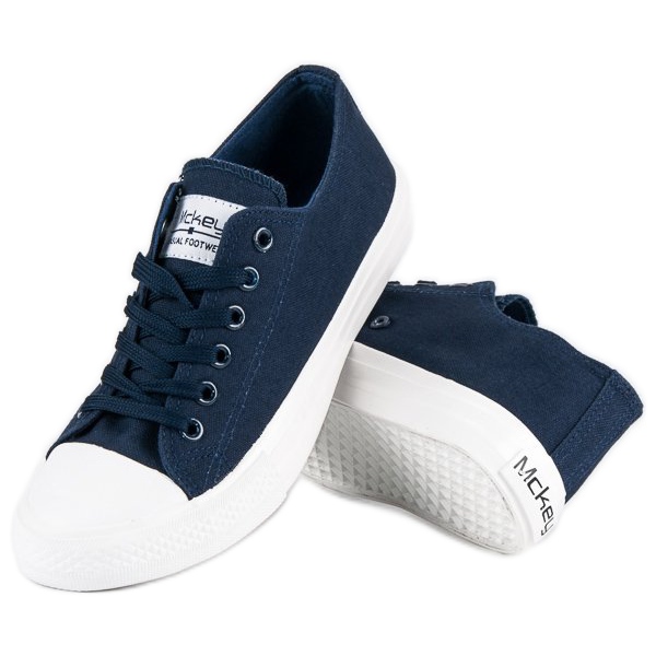 McKey Baskets femme bleu marine 2 McKey Baskets femme bleu marine 2