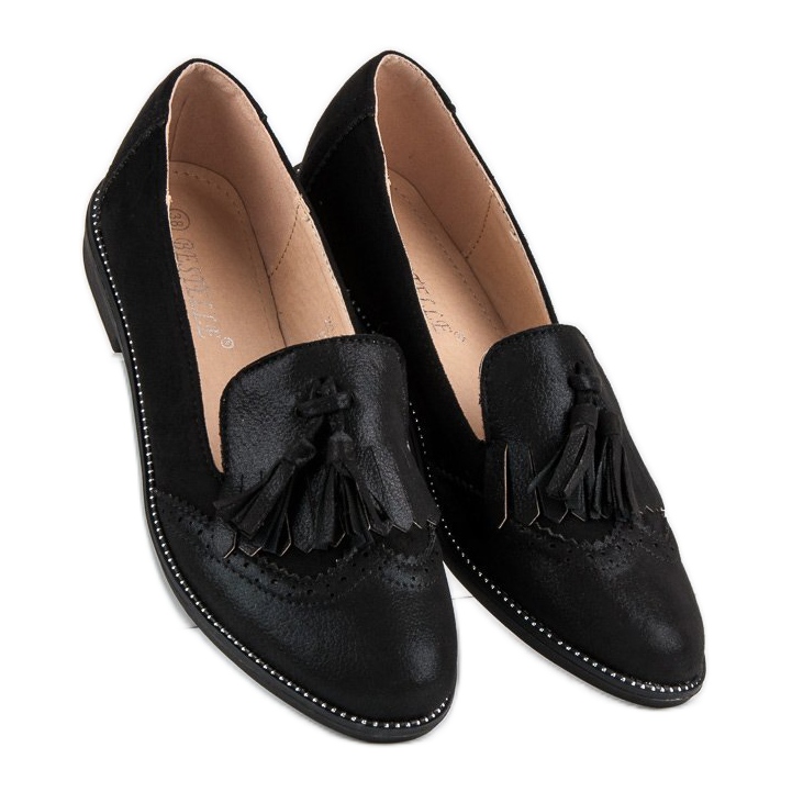 Bestelle Mocassins élégants pour femmes noir 1