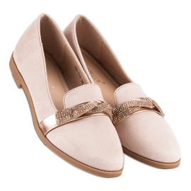 Bestelle Chaussures en daim avec cristaux rose 3
