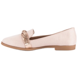 Bestelle Chaussures en daim avec cristaux rose 1