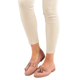 Mocassins roses élégants 1