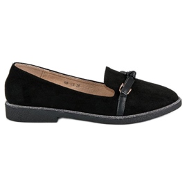Bestelle Chaussures en daim élégantes le noir 4