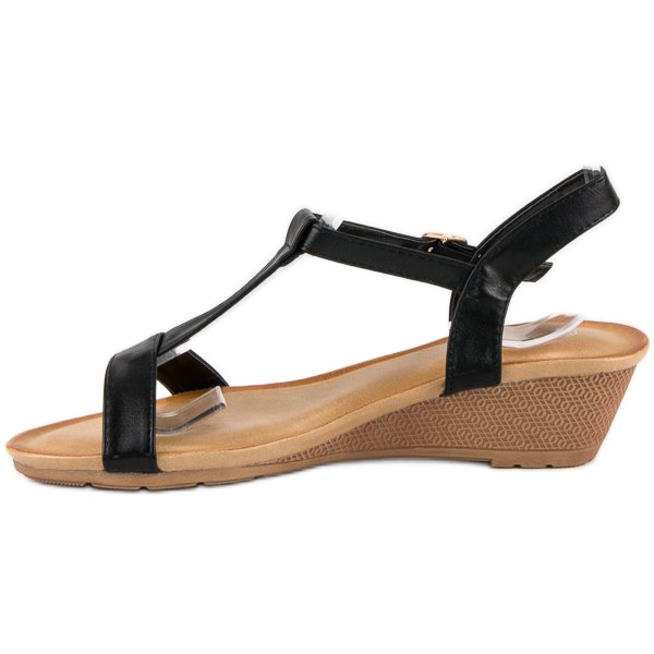 Bello Star Sandales d'été femme noir 2