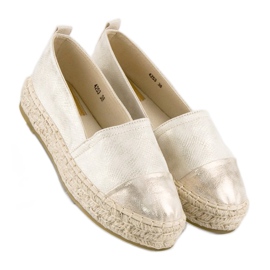 Espadrilles à enfiler sur la plateforme jaune 4