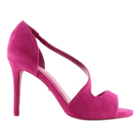 Escarpins asymétriques fuchsia C90 fuchsia rose 6