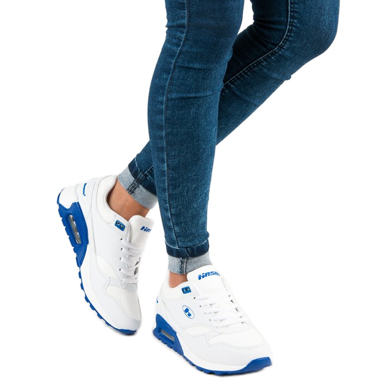 Hasby Chaussures de sport blanches à nouer 2