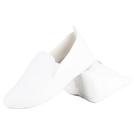 Slipons blancs femme 1