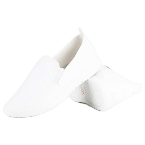 Slipons blancs femme blanche 1 Slipons blancs femme blanche 1