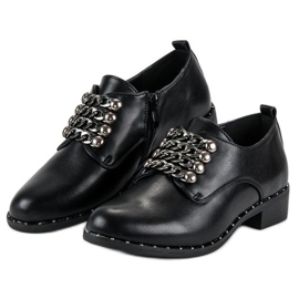 Marquiz Chaussures noires rock le noir 2